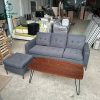 Bộ Sofa Cũ Kèm Đôn Rời Và Bàn Trà Gỗ