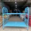 Giường Tầng Cũ Khung Sắt Sơn Xanh 1m2