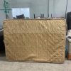 Nệm Bọc Vải Cũ Màu Nâu Họa Tiết Đơn Giản 1m4