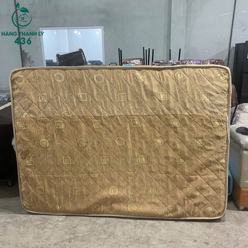 Nệm Bọc Vải Cũ Màu Nâu Họa Tiết Đơn Giản 1m4 nem-boc-vai-cu-mau-nau-hoa-tiet-don-gian-1m4-2 Nệm Bọc Vải Cũ Màu Nâu Họa Tiết Đơn Giản 1m4