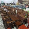 Salon Gỗ Thuận Buồm Xuôi Gió Chạm Rồng Tay 12 Mới 99%
