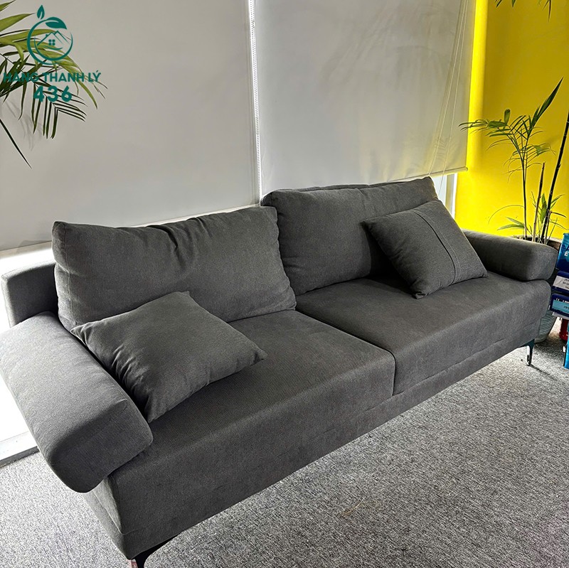 Sofa Băng Cũ Màu Xám Kèm Gối Tựa sofa-bang-cu-mau-xam-kem-goi-tua-2 Sofa Băng Cũ Màu Xám Kèm Gối Tựa