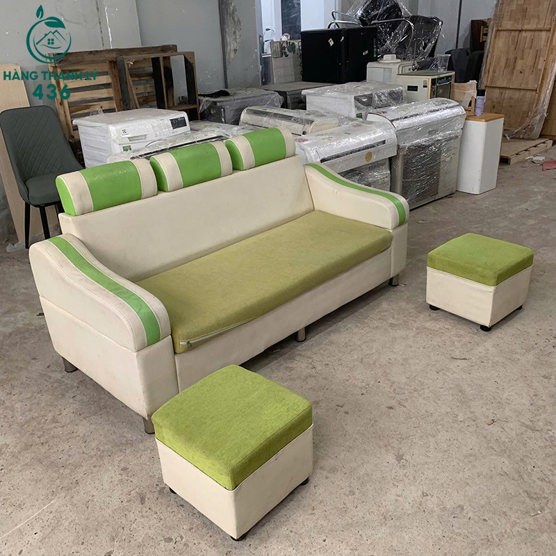 Sofa Băng Cũ Xanh Lá Kèm Đôn Vuông sofa-bang-cu-xanh-la-kem-don-vuong-2 Sofa Băng Cũ Xanh Lá Kèm Đôn Vuông