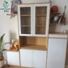 Tủ Hồ Sơ Gỗ Cánh Kính Cũ 90CM