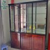 Tủ Kính Trưng Bày Gỗ Màu Nâu Cũ