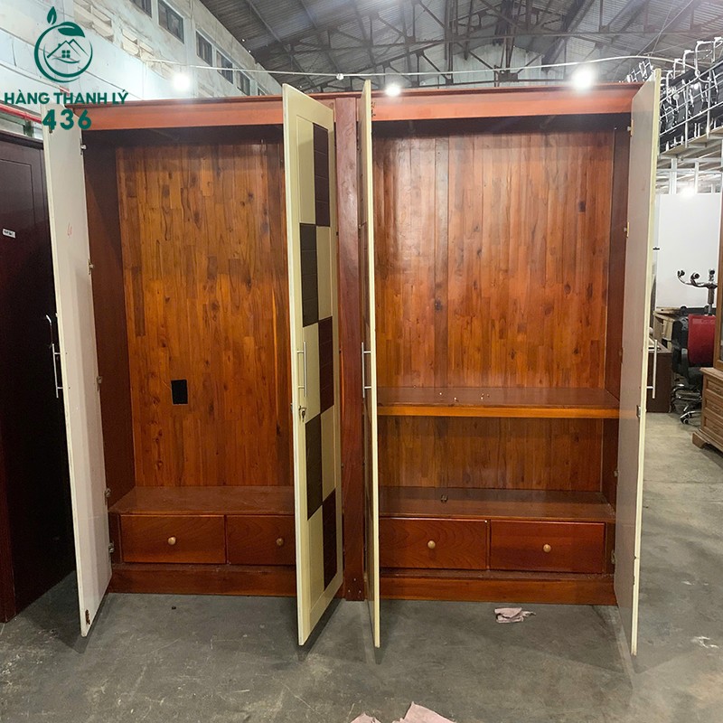 Tủ Áo Caro 4 Cánh Cũ Ngang 2m33 tu-quan-ao-4-canh-caro-cu-2m33 Tủ Áo Caro 4 Cánh Cũ Ngang 2m33