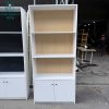 Tủ Tài Liệu Gỗ Cũ Có Kệ Mở Và Ngăn Kín 80cm