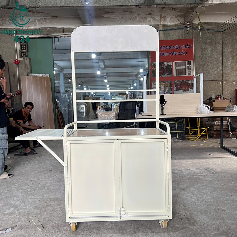 Xe Bán Hàng 80CM Có Bàn Mở Rộng Bên Hông Mới 99% xe-ban-hang-co-ban-mo-rong-ben-hong-moi-99-3 Xe Bán Hàng 80CM Có Bàn Mở Rộng Bên Hông Mới 99%