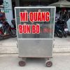 Xe Bán Mì Quảng Cũ Có Kệ Kính Nhiều Tầng 1m45