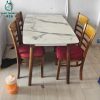 Bàn Ăn Mặt Vân Đá Cũ Kèm 4 Ghế Gỗ