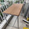Bàn Làm Việc Cũ Mặt Vân Gỗ Nâu