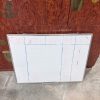 Bảng Trắng Khung Nhôm Cũ Khổ 80cm x 60cm