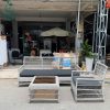 Bộ Bàn Ghế Giả Mây Cũ Gồm Ba Món