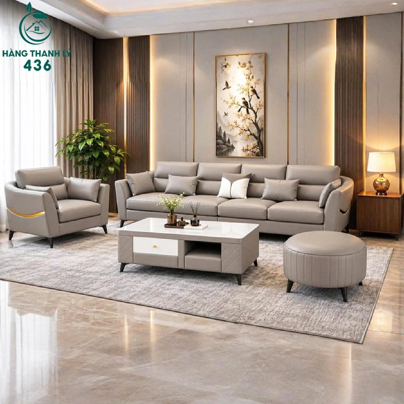 Bộ Sofa Da Gồm Băng Dài Ghế Đơn Và Đôn 2m8 Mới 99% bo-sofa-da-gom-bang-dai-ghe-don-va-don-2 Bộ Sofa Da Gồm Băng Dài Ghế Đơn Và Đôn 2m8 Mới 99%