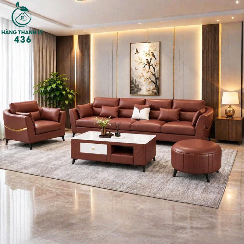 Bộ Sofa Da Gồm Băng Dài Ghế Đơn Và Đôn 2m8 Mới 99% bo-sofa-da-gom-bang-dai-ghe-don-va-don-6 Bộ Sofa Da Gồm Băng Dài Ghế Đơn Và Đôn 2m8 Mới 99%