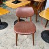 Ghế Gỗ Cafe Cũ Có Đệm Ngồi Và Tựa Lưng