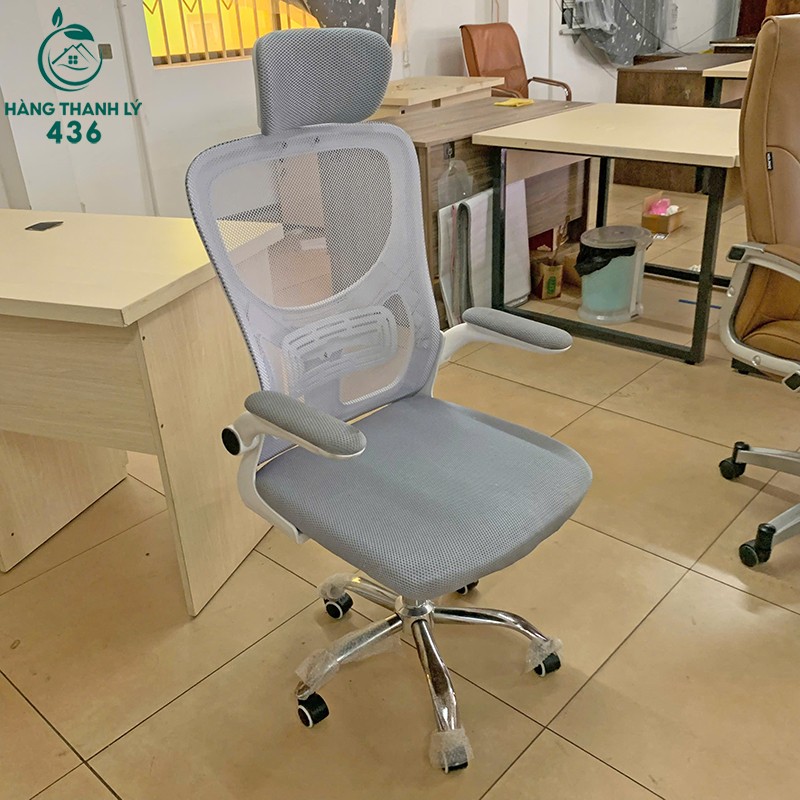 Ghế Lưới Cũ Xám Phối Khung Trắng ghe-luoi-cu-xam-phoi-khung-trang-2 Ghế Lưới Cũ Xám Phối Khung Trắng