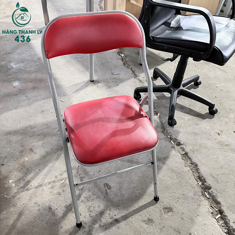 Ghế Xếp Nệm Cũ Màu Đỏ Gấp Gọn ghe-xep-nem-cu-mau-do-gap-gon-1 Ghế Xếp Nệm Cũ Màu Đỏ Gấp Gọn