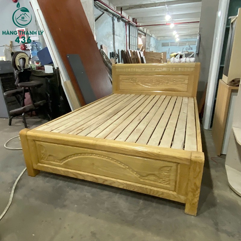 Giường Gỗ Cũ 1m4 x 2m Chạm Hoa Văn giuong-go-cu-1m4-x-2m-cham-hoa-van-3 Giường Gỗ Cũ 1m4 x 2m Chạm Hoa Văn