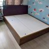 Giường Ngủ Cũ 1m8 Kèm Đầu Giường Bọc Nệm