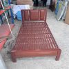 Giường Sắt Cũ Màu Nâu Thiết Kế Gọn 1m2