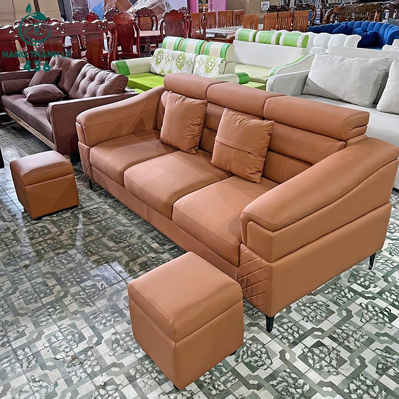 sofa-bang-3-cho-boc-da-moi-99-nhieu-mau-2 Sofa Băng 3 Chỗ Bọc Da Mới 99% (Nhiều Mẫu)  
