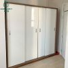 Tủ Áo Cửa Trượt 4 Cánh Cũ Có Nhiều Kệ 2m
