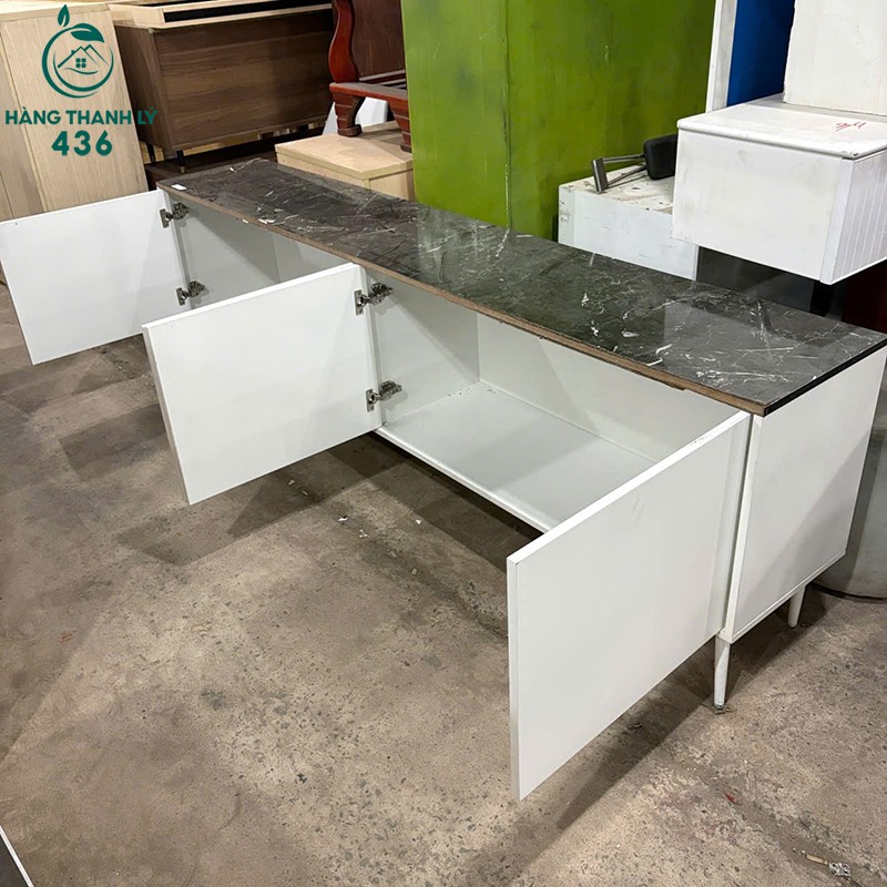 Kệ Tivi Cũ Mặt Giả Đá Đen Dài 2m3 Sang Trọng 2m3x40x70-3-copy Kệ Tivi Cũ Mặt Giả Đá Đen Dài 2m3 Sang Trọng