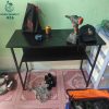Bàn Làm Việc Chân Sắt Cũ Có Kệ Để Đồ 1m