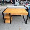 Bàn Làm Việc Cũ Gỗ Cao Su Có Kệ Đựng Đồ