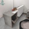 Bàn Lễ Tân Cũ 2m2 Phối Màu Xám Trắng