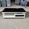 Bàn Sofa Cũ Mặt Kính Đen Có Hộc Đựng Đồ