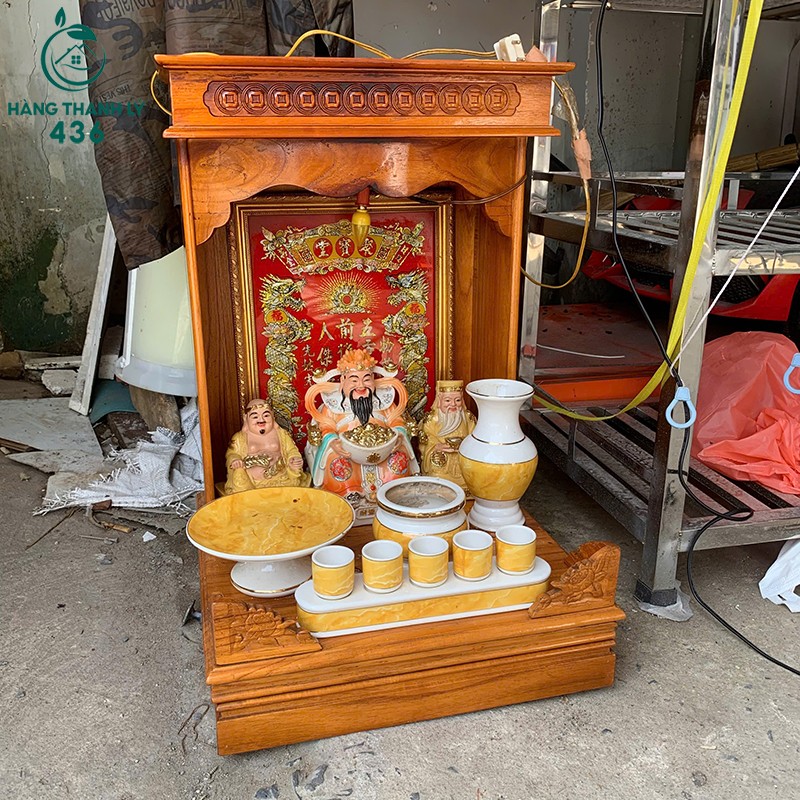 Bàn Thờ Thần Tài Bằng Gỗ Cũ Màu Nâu ban-tho-than-tai-bang-go-cu-mau-nau-2 Bàn Thờ Thần Tài Bằng Gỗ Cũ Màu Nâu