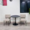 Bộ Bàn Cafe Cũ Ghế Bọc Nệm Không Tay