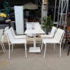 Bộ Bàn Ghế Cafe Sắt 6 Lá 99%