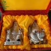 Bộ Tượng Ông Địa Thần Tài Cũ Có Hộp Lót Vải