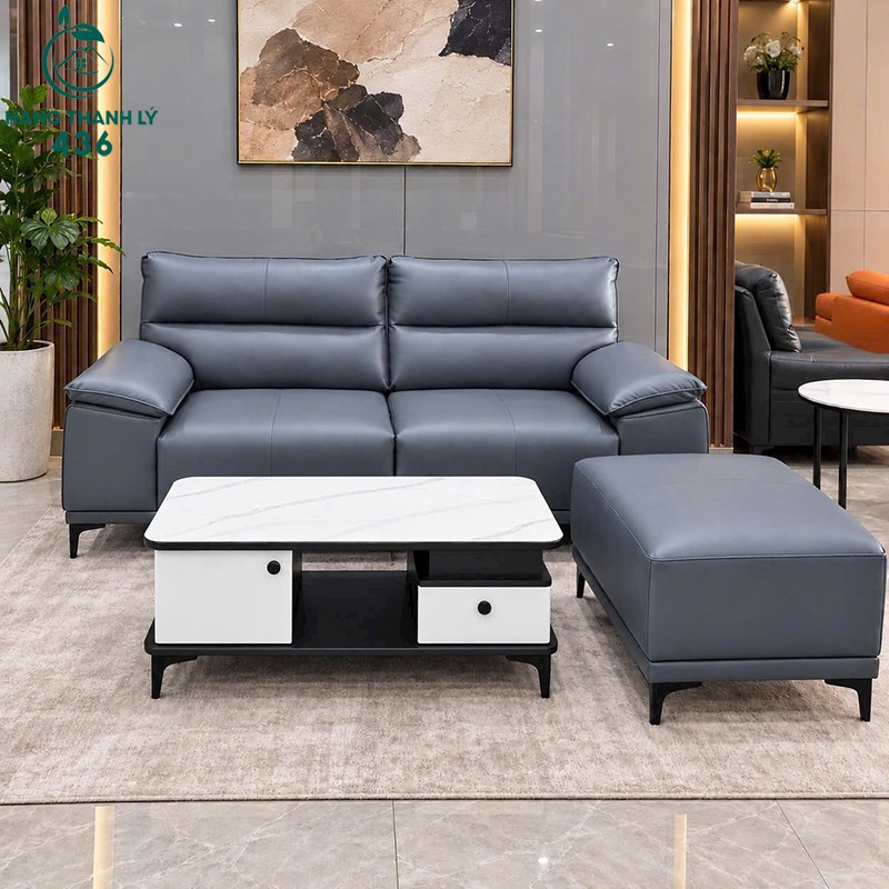 Ghế Sofa Bọc Da Màu Kem Kèm Đôn Rời Mới 99% (Nhiều Mẫu) ghe-sofa-boc-da-mau-kem-kem-don-roi-moi-99-nhieu-mau-4 Ghế Sofa Bọc Da Màu Kem Kèm Đôn Rời Mới 99% (Nhiều Mẫu)