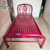 Giường Sắt Cũ 1m x 2m Có Khung Đầu Trang Trí