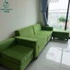 Sofa Băng Cũ Bọc Vải Nệm Dày Êm Ái