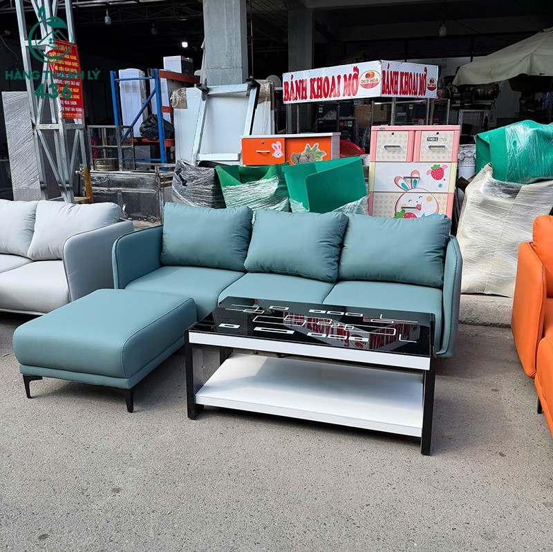 sofa-goc-boc-da-co-3-goi-tua-lung-moi-99-nhieu-mau-11 Sofa Góc L Bọc Da Có 3 Gối Tựa Lưng Mới 99% (Nhiều Mẫu)  