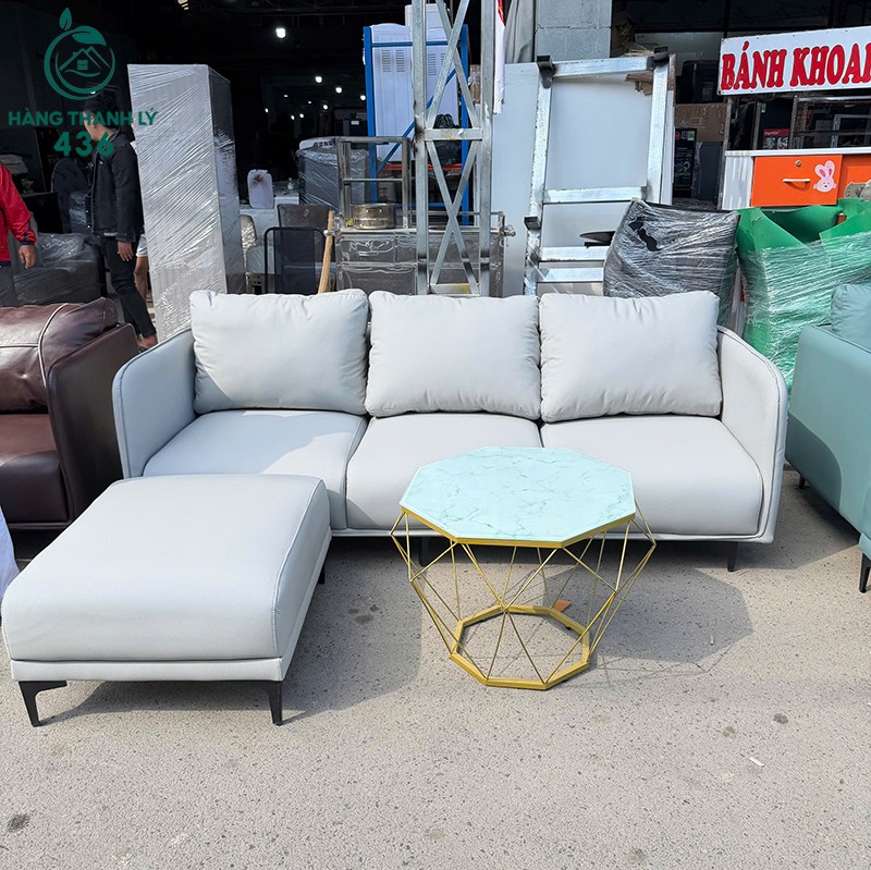 sofa-goc-boc-da-co-3-goi-tua-lung-moi-99-nhieu-mau-12 Sofa Góc L Bọc Da Có 3 Gối Tựa Lưng Mới 99% (Nhiều Mẫu)  