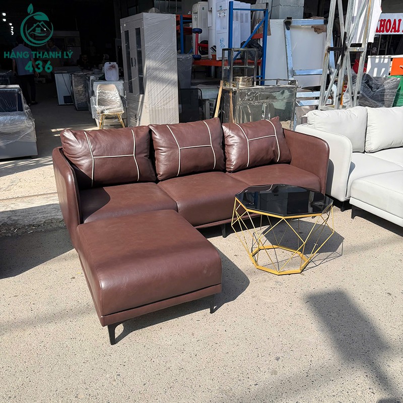 sofa-goc-boc-da-co-3-goi-tua-lung-moi-99-nhieu-mau-2 Sofa Góc L Bọc Da Có 3 Gối Tựa Lưng Mới 99% (Nhiều Mẫu)  