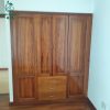 Tủ Áo Gỗ Sồi Hoàng Anh Gia Lai Cũ 4 Cánh 1m7