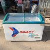 Tủ Đông Sanaky Cũ Hai Cửa Kính Trượt
