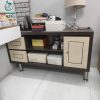 Tủ Đựng Đồ Cũ Phối Màu Nâu Kem