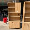 Tủ Đựng Hồ Sơ Cũ Vân Gỗ Vàng Có Kệ Phân Tầng 1m