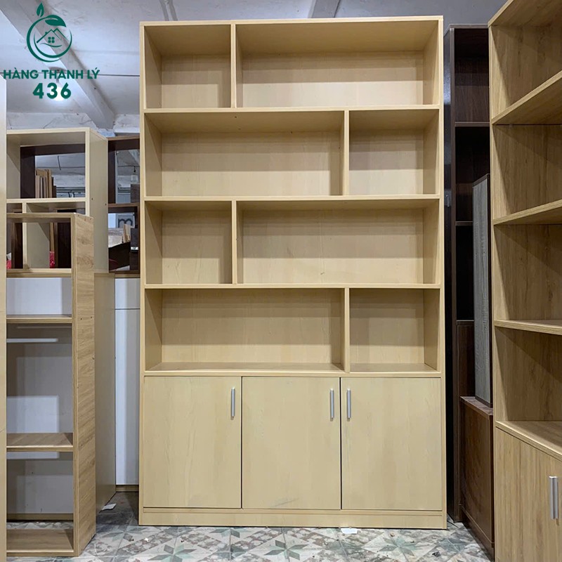 Tủ Hồ Sơ Gỗ Vân Vàng 8 Ngăn Kệ Có 3 Cánh 1m2 Mới 99% tu-ho-so-go-van-vang-8-ngan-ke-co-3-canh-moi-99-1 Tủ Hồ Sơ Gỗ Vân Vàng 8 Ngăn Kệ Có 3 Cánh 1m2 Mới 99%