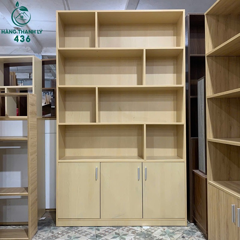 Tủ Hồ Sơ Gỗ Vân Vàng 8 Ngăn Kệ Có 3 Cánh 1m2 Mới 99% tu-ho-so-go-van-vang-8-ngan-ke-co-3-canh-moi-99-3 Tủ Hồ Sơ Gỗ Vân Vàng 8 Ngăn Kệ Có 3 Cánh 1m2 Mới 99%