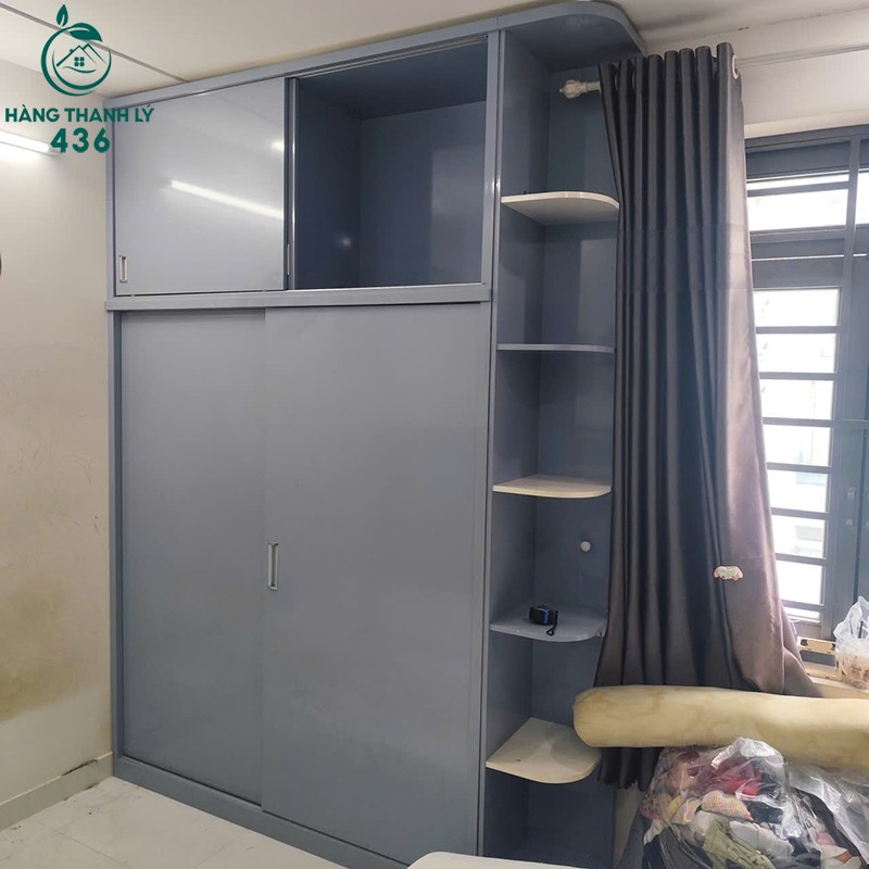 Tủ Quần Áo Cũ 2m Cửa Trượt Màu Xám Sang Trọng tu-quan-ao-cu-2m-cua-truot-mau-xam-sang-trong-2 Tủ Quần Áo Cũ 2m Cửa Trượt Màu Xám Sang Trọng