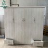 Tủ Quần Áo Nhựa Cũ 4 Cánh Có 2 Hộc Kéo